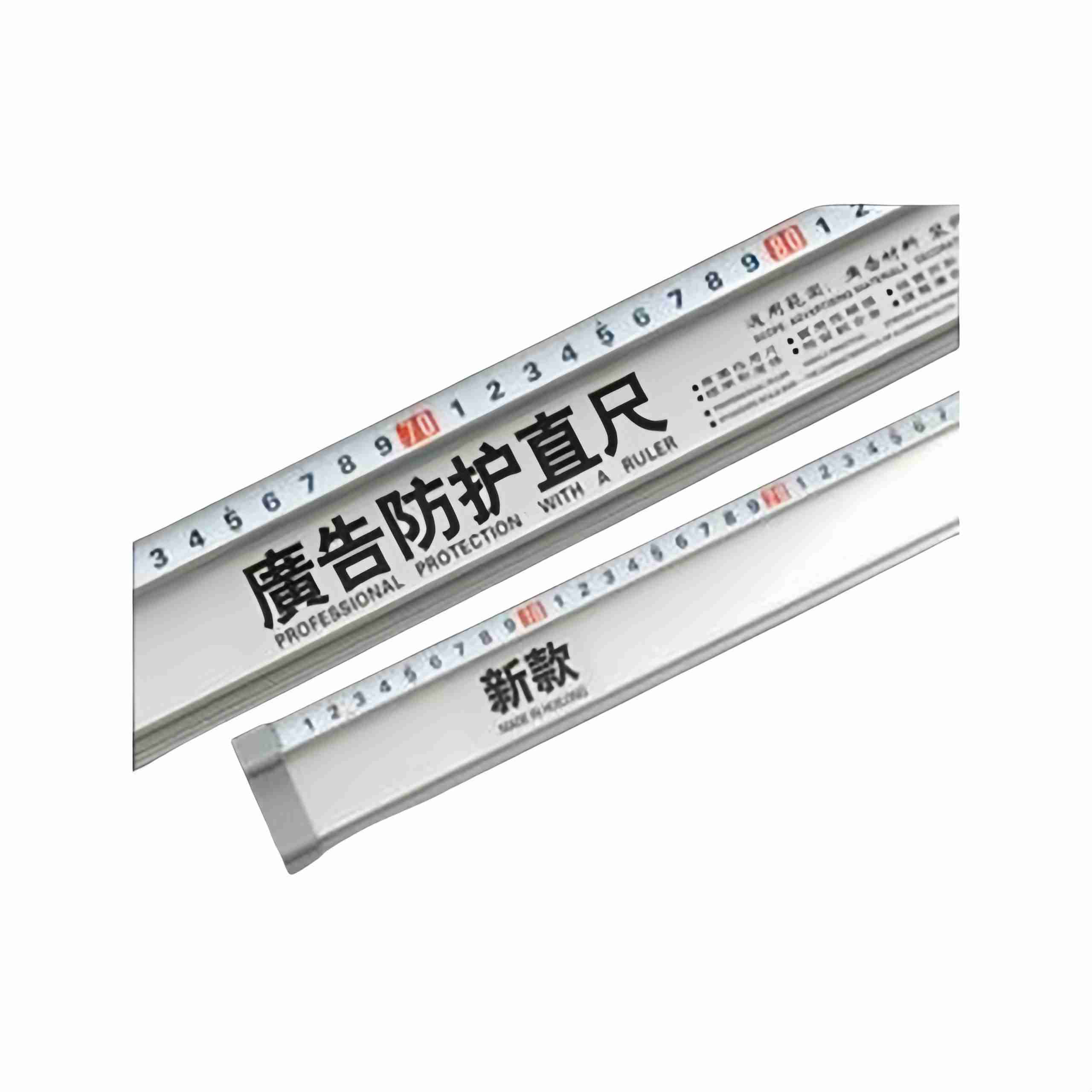 Aluminum alloy protective ruler