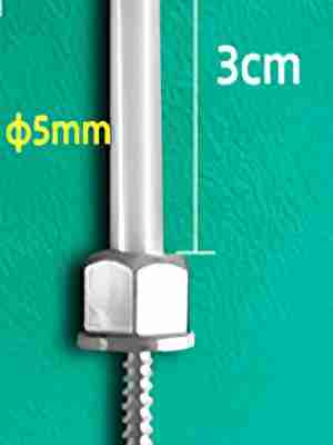 Backlit thin support pole Backlit Thin Support Pole