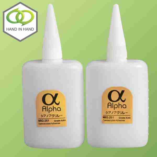 alpha glue Super Glue for Sign Repair and Assembly