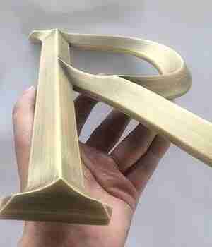3D Metal Channel Letters